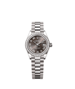 Rolex Lady-Datejust  28 mm  white gold and diamonds 279139rbr-0010