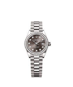 Rolex Lady-Datejust  28 mm  white gold and diamonds 279139rbr-0011