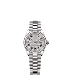 Rolex Lady-Datejust  28 mm  white gold and diamonds 279139rbr-0014