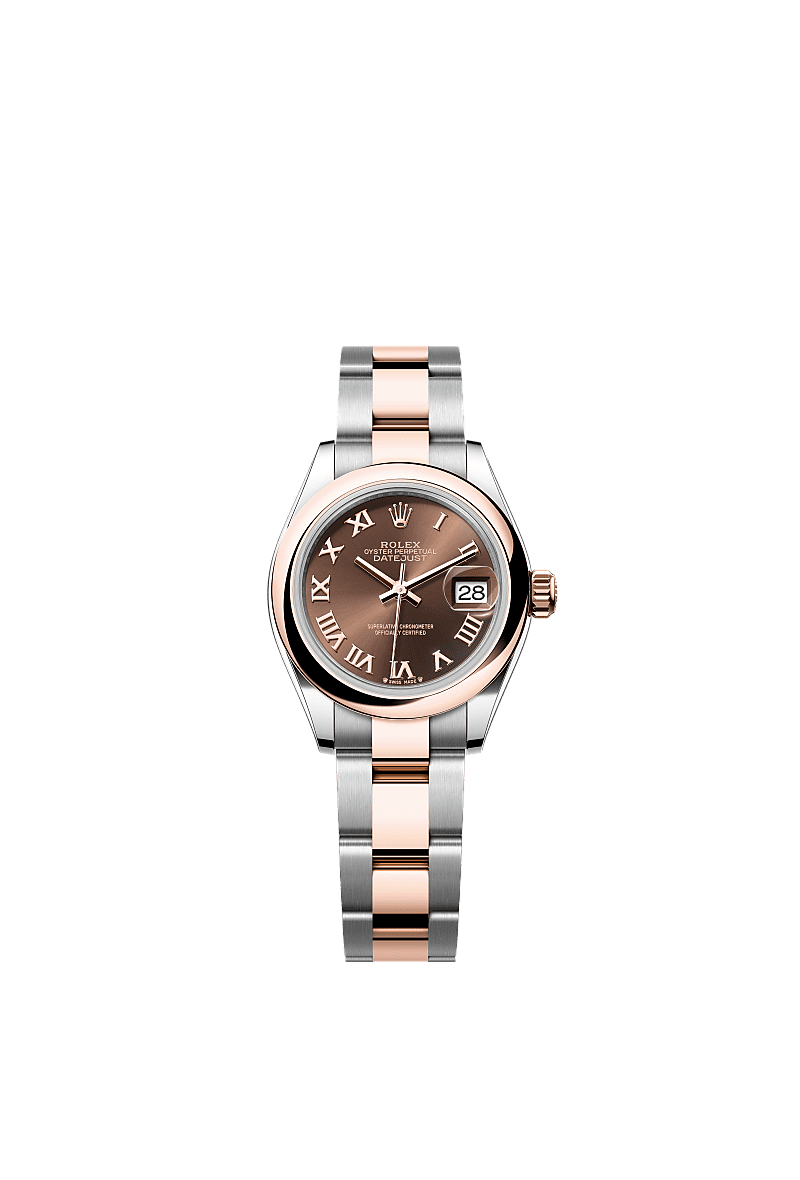 Rolex Lady-Datejust 28 mm Oystersteel and Everose gold 279161-0010