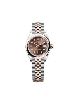 Rolex Lady-Datejust  28 mm  Oystersteel and Everose gold 279161-0017