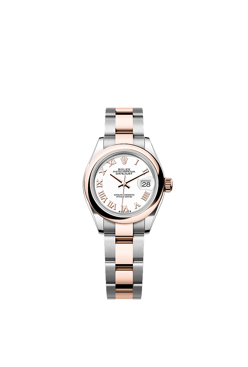 Rolex Lady-Datejust 28 mm Oystersteel and Everose gold 279161-0022