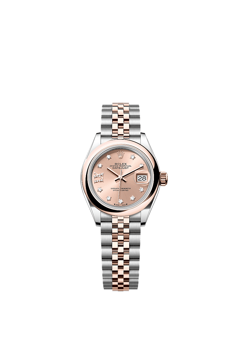 Rolex Lady-Datejust 28 mm Oystersteel and Everose gold 279161-0027