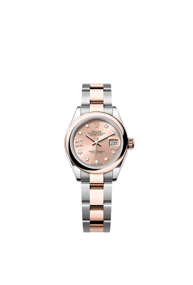 Rolex Lady-Datejust 28 mm Oystersteel and Everose gold 279161-0028