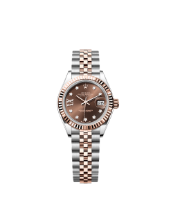 Rolex Lady-Datejust  28 mm  Oystersteel and Everose gold 279171-0003