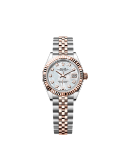 Rolex Lady-Datejust  28 mm  Oystersteel and Everose gold 279171-0013