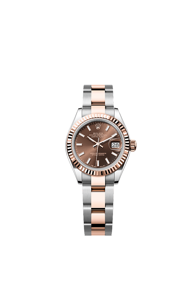Rolex Lady-Datejust 28 mm Oystersteel and Everose gold 279171-0018