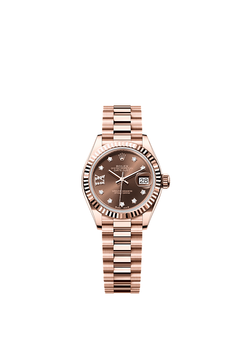 Rolex Lady-Datejust 28 mm Everose gold 279175-0002