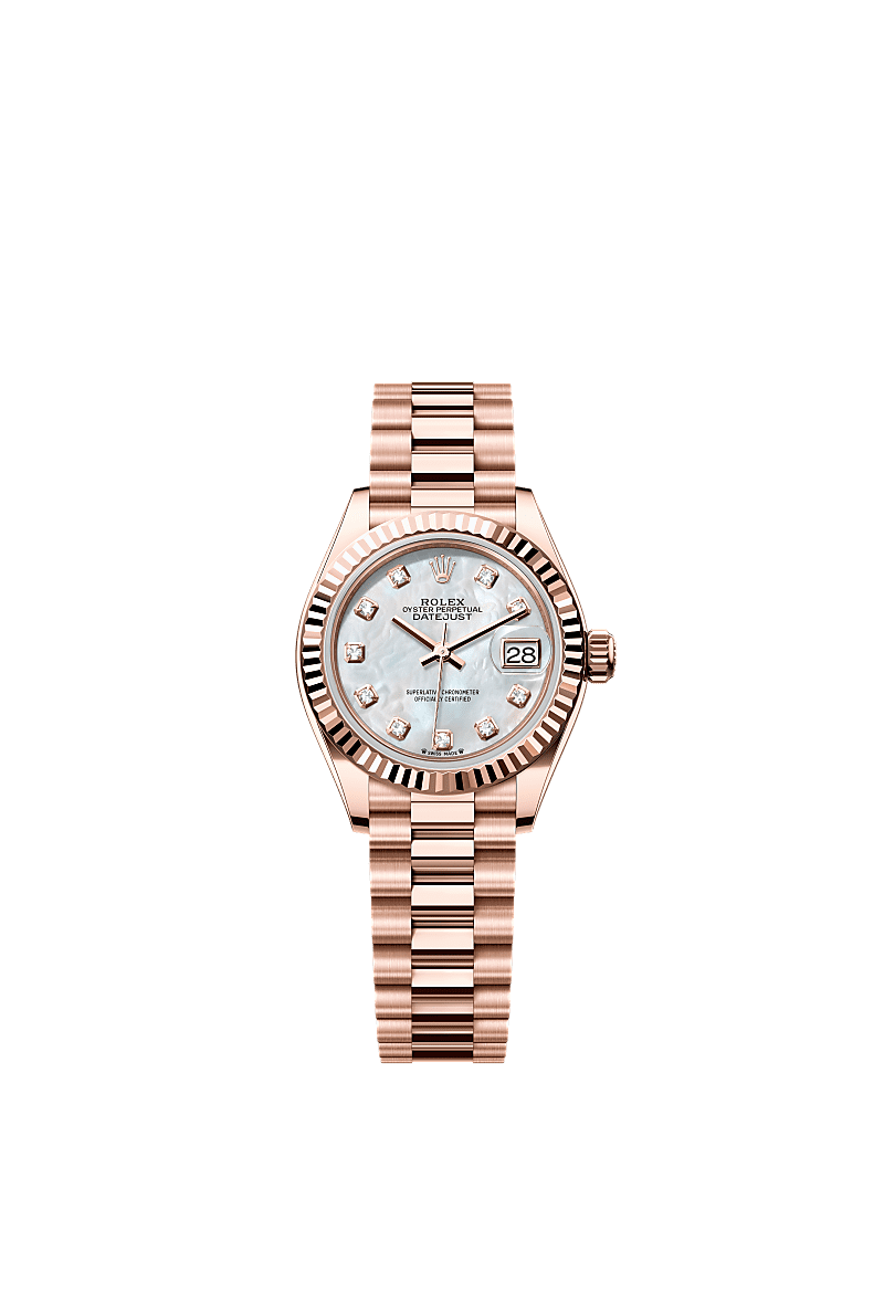Rolex Lady-Datejust 28 mm Everose gold 279175-0017