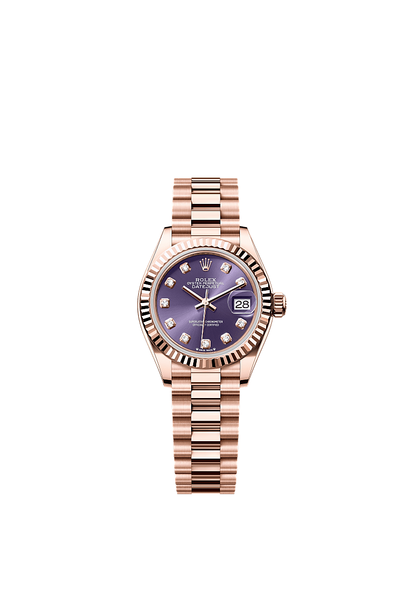 Rolex Lady-Datejust 28 mm Everose gold 279175-0019