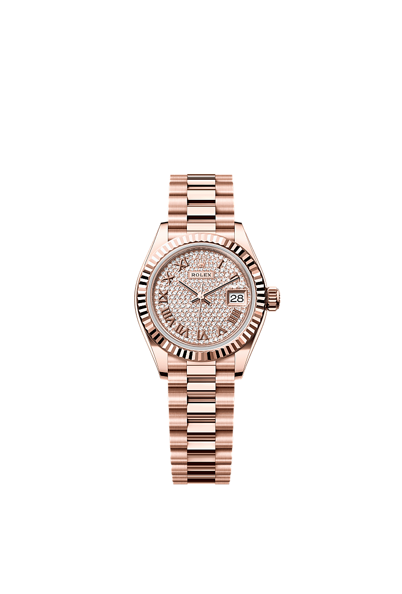 Rolex Lady-Datejust 28 mm Everose gold 279175-0023