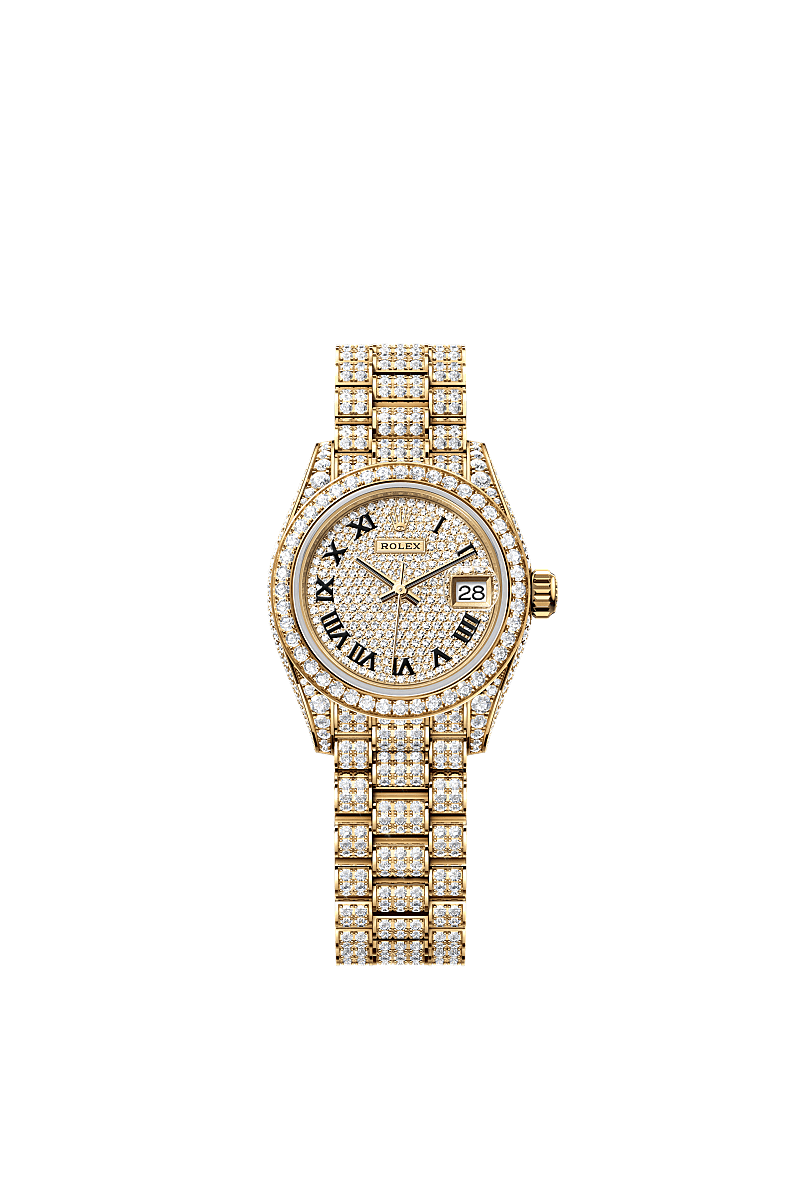 Rolex Lady-Datejust 28 mm yellow gold and diamonds 279458rbr-0001