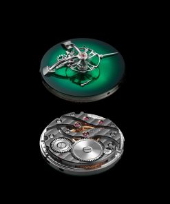 Alternative view of LM101 MB&F x H. Moser Cosmic Green
