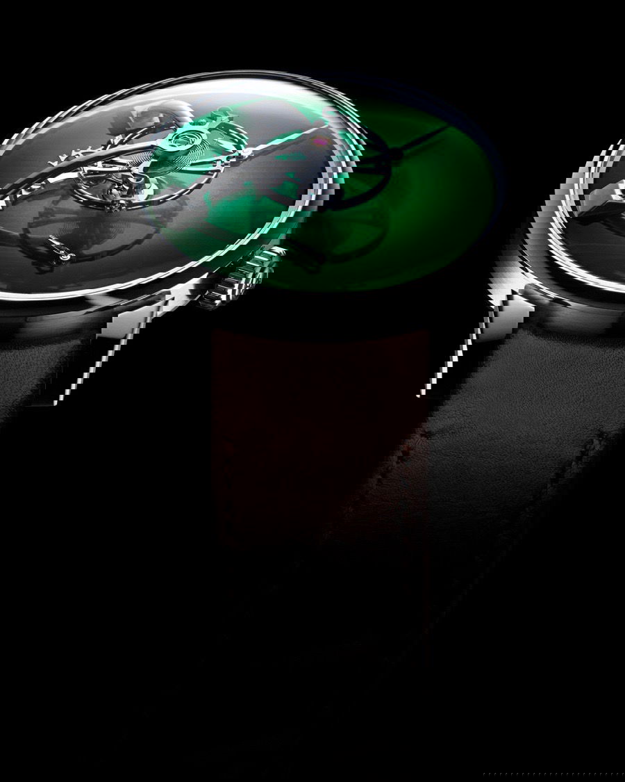 LM101 MB&F x H. Moser Cosmic Green