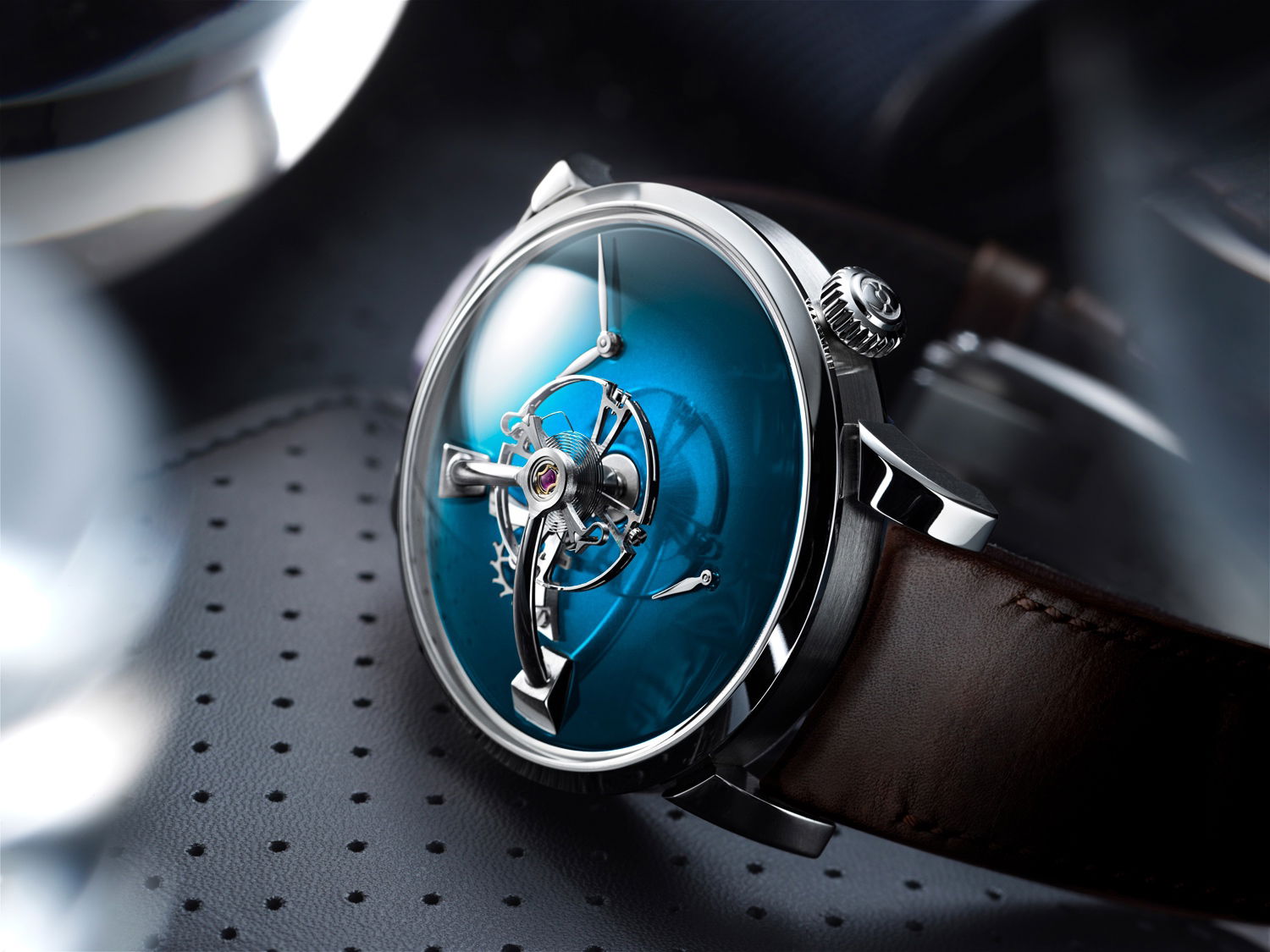 LM101 MB&F x H. Moser Funky Blue - Image 6
