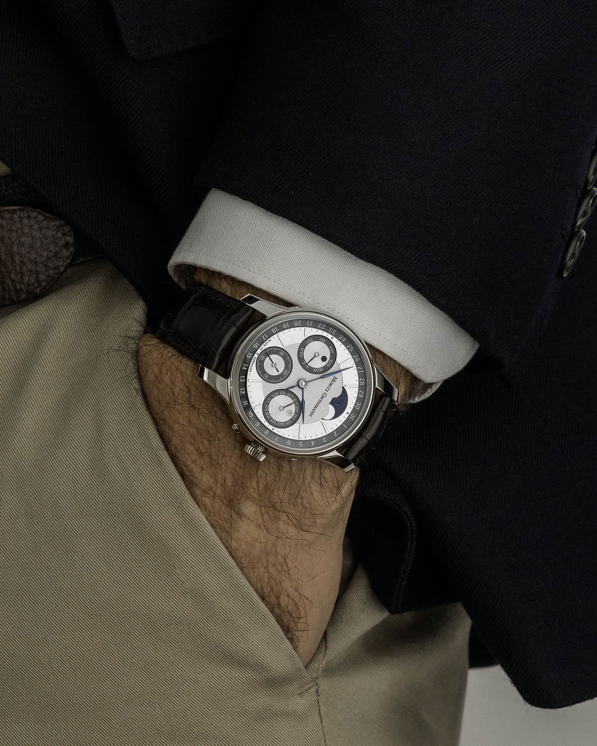 Perpetual Calendar Platinum Argenté - Image 4