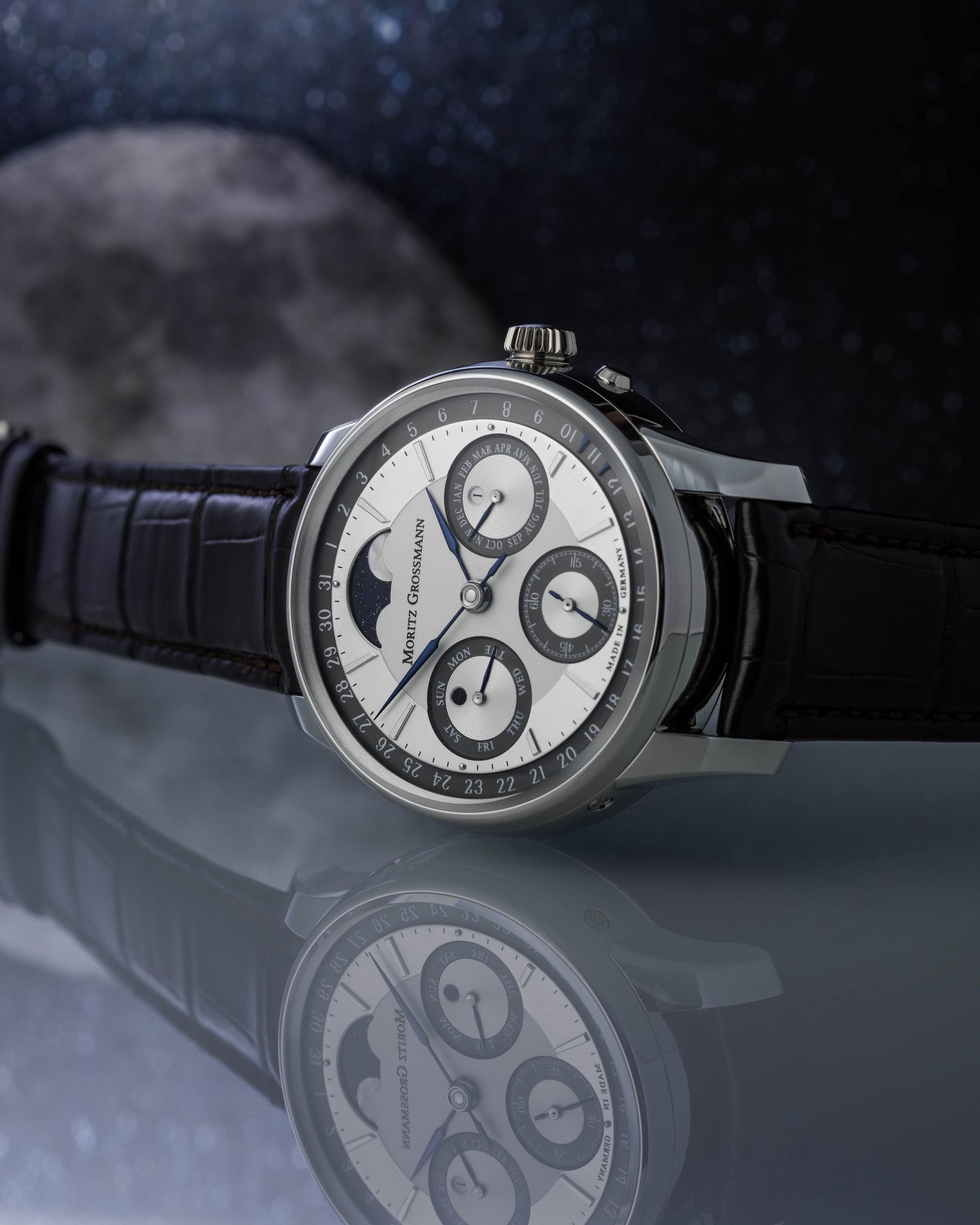 Perpetual Calendar Platinum Argenté - Image 5