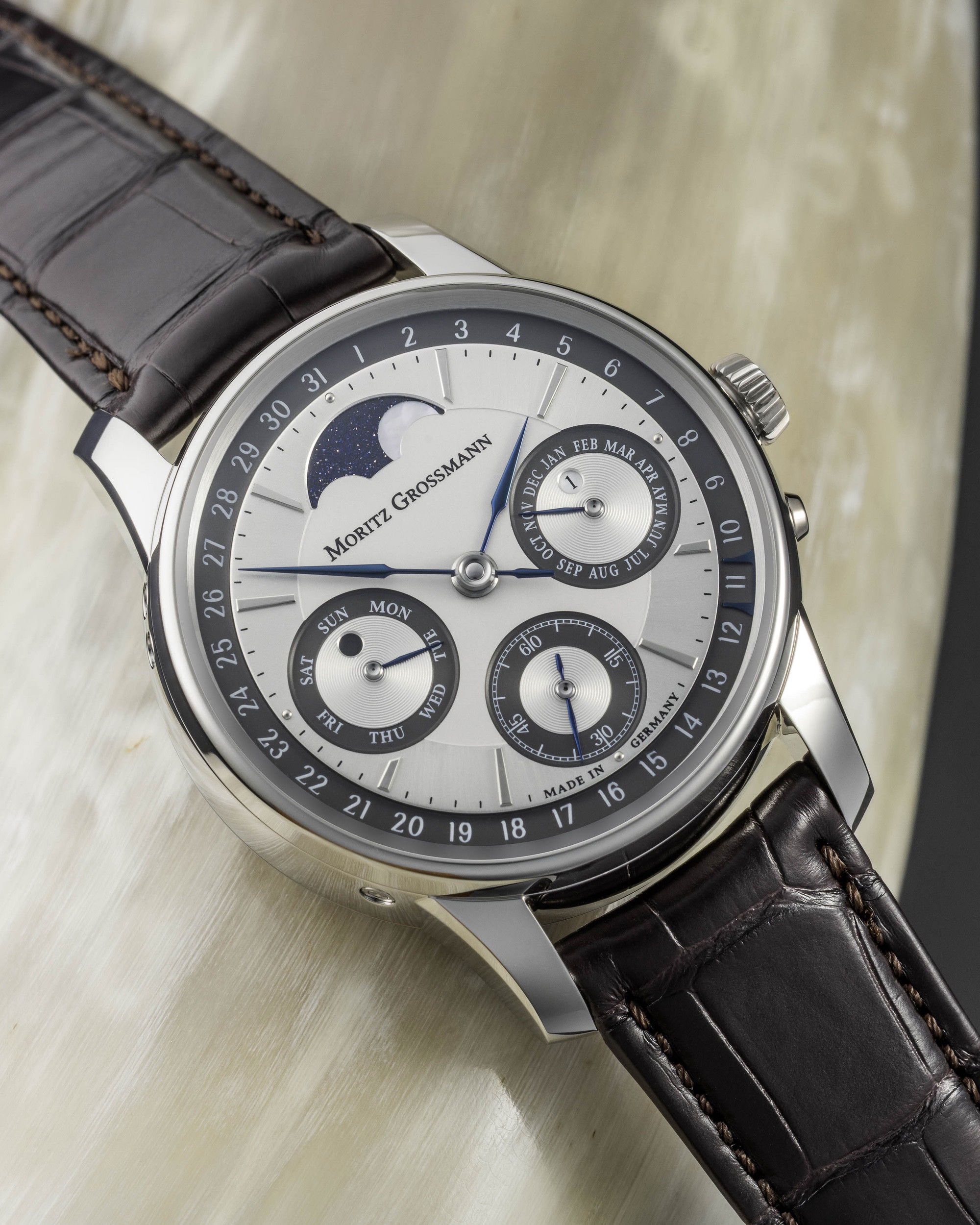 Perpetual Calendar Platinum Argenté - Image 9