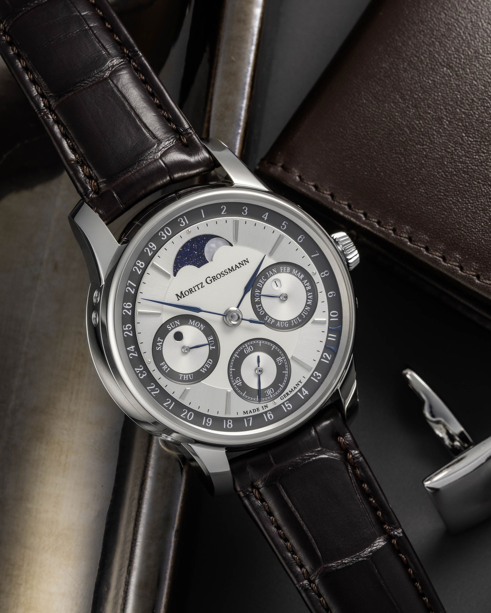 Perpetual Calendar Platinum Argenté - Image 10