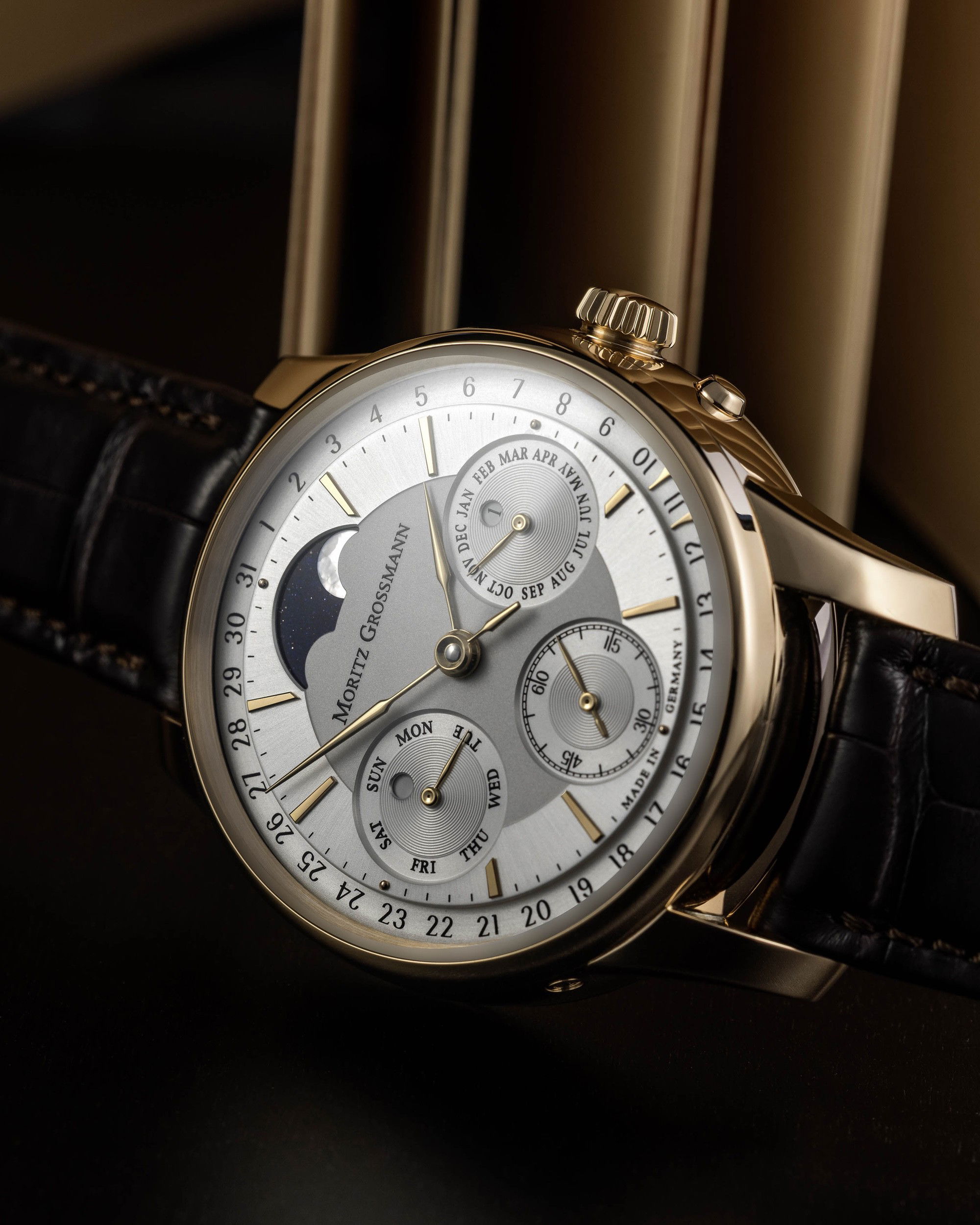 Perpetual Calendar Rose Gold Argenté - Image 4