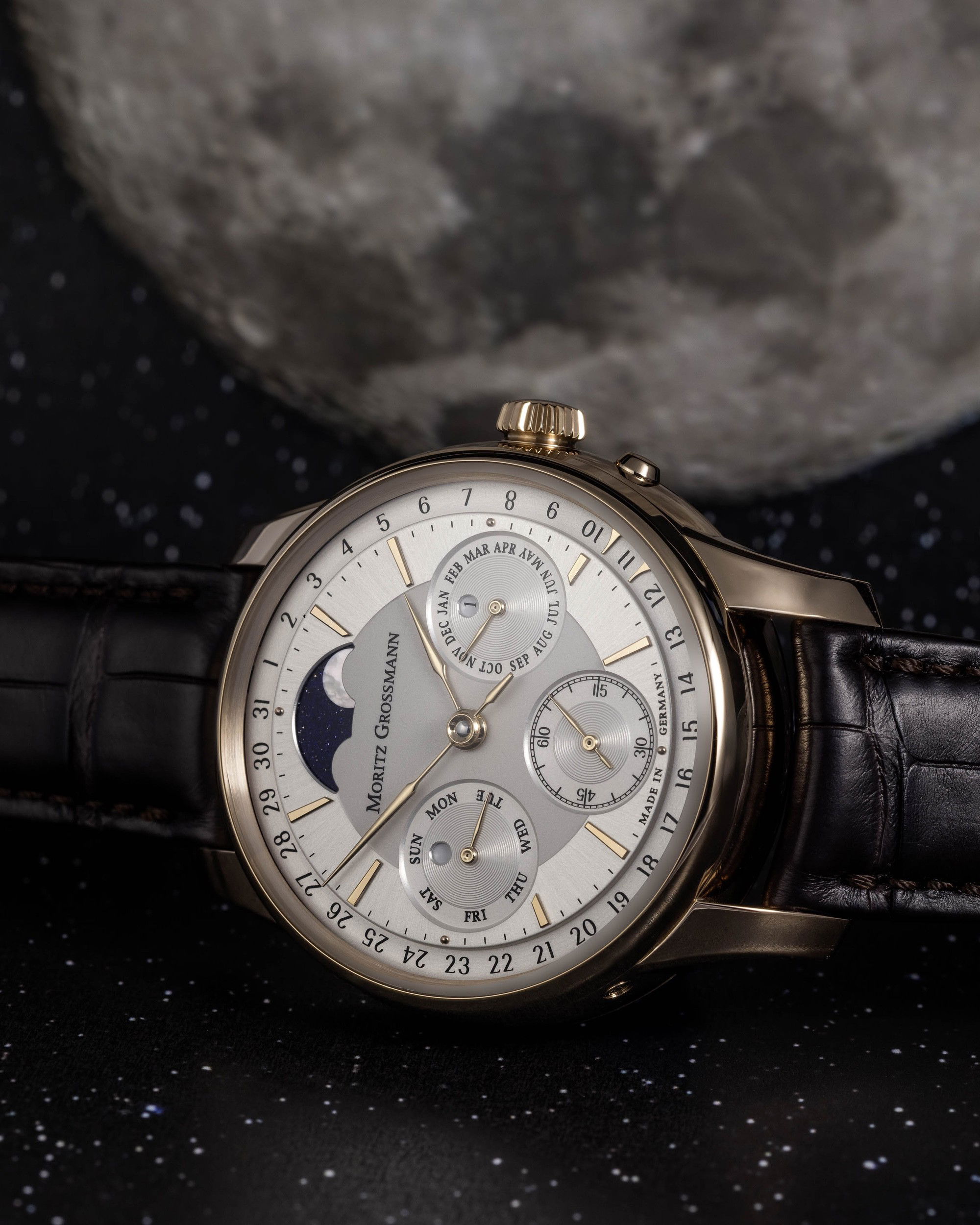 Perpetual Calendar Rose Gold Argenté - Image 5