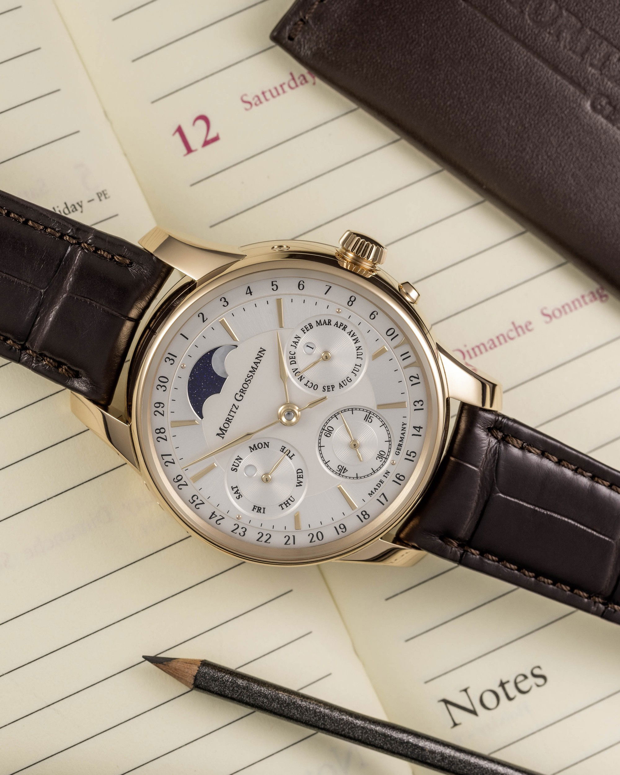 Perpetual Calendar Rose Gold Argenté - Image 6