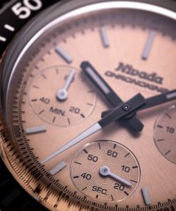 Alternative view of Chronoking Mecaquartz Salmon