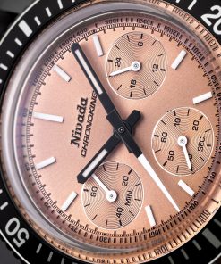 Alternative view of Chronoking Mecaquartz Salmon