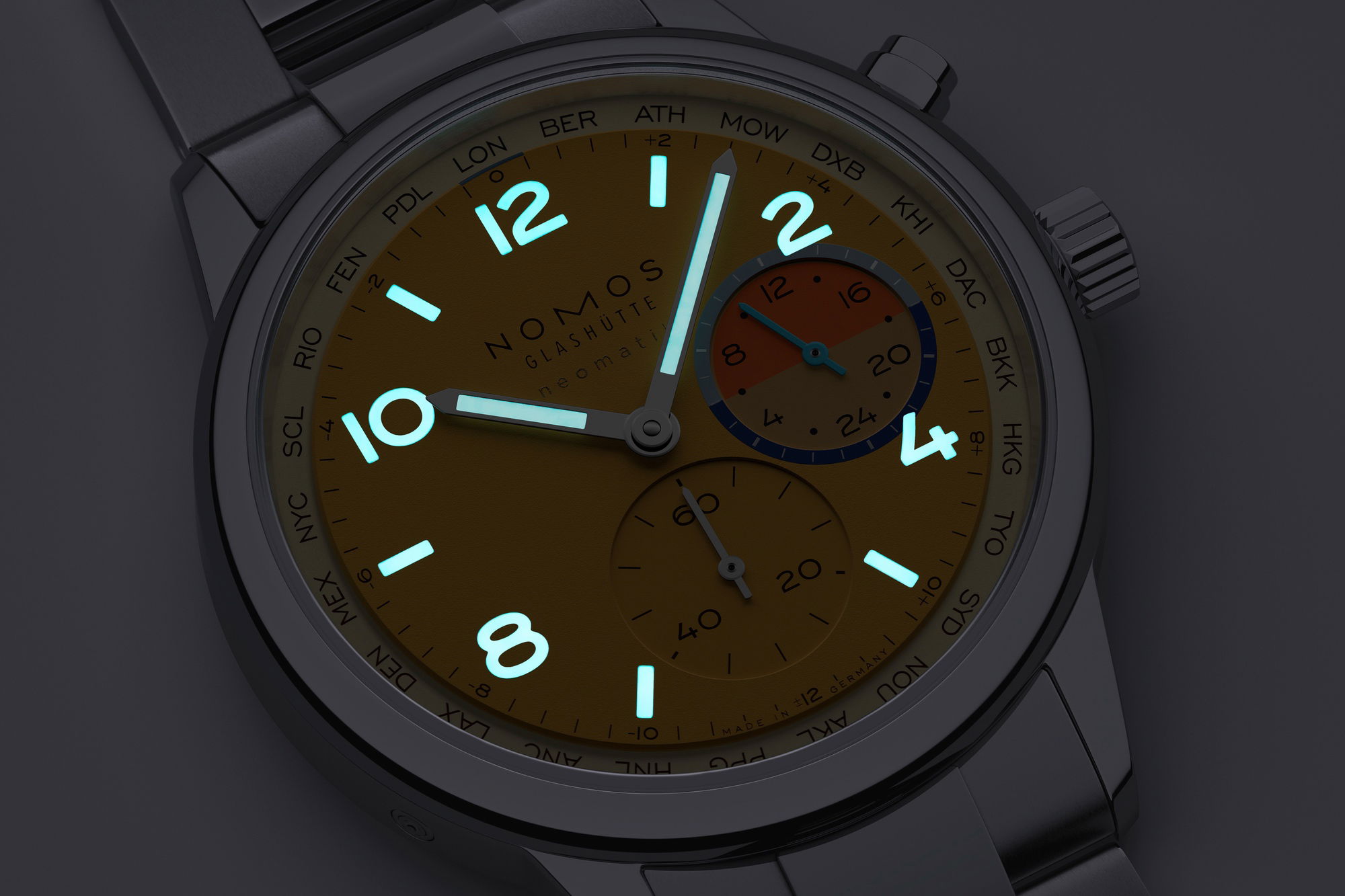 Club Sport neomatik Worldtimer Dune - Image 6