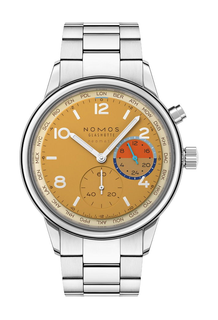 Club Sport neomatik Worldtimer Dune