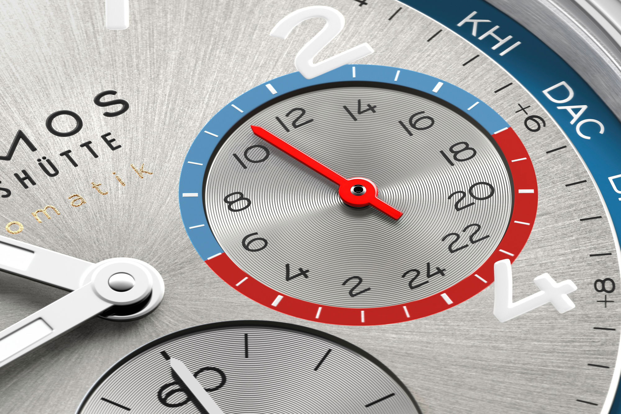 Club Sport neomatik Worldtimer silver - Image 11