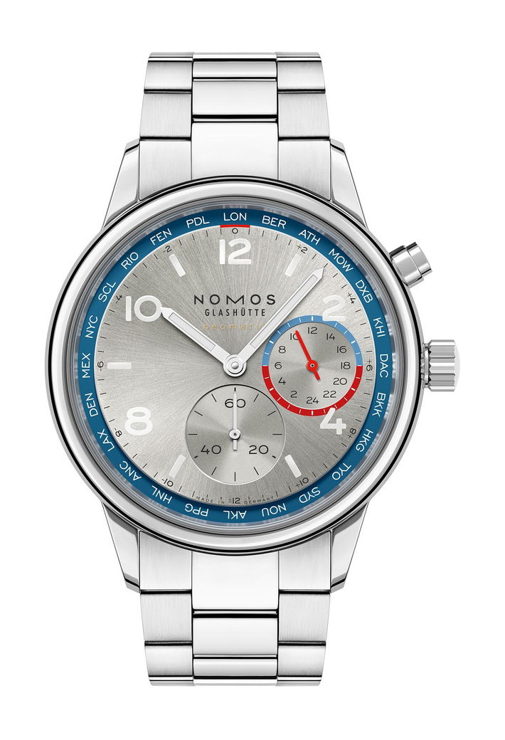 Club Sport neomatik Worldtimer silver