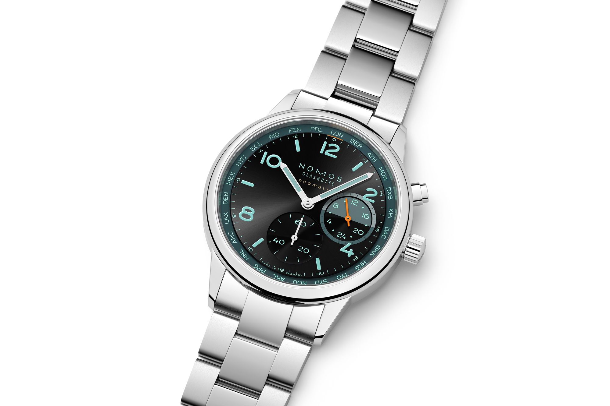 Club Sport neomatik Worldtimer Trace - Image 4
