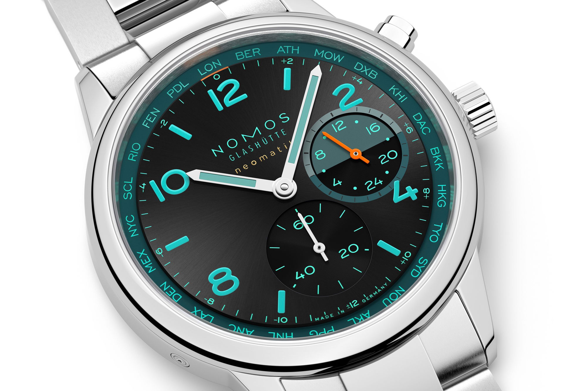 Club Sport neomatik Worldtimer Trace - Image 5