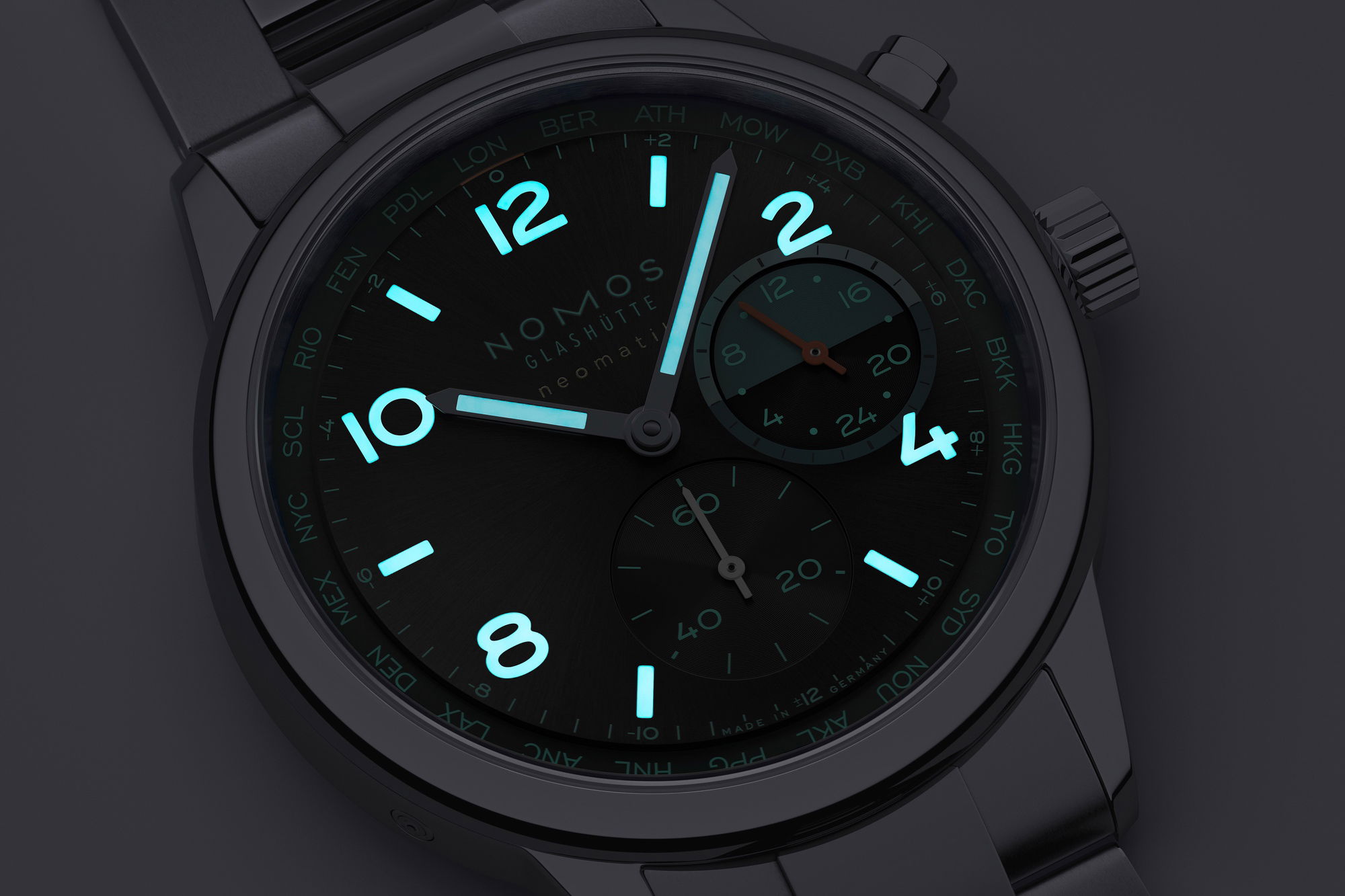 Club Sport neomatik Worldtimer Trace - Image 6