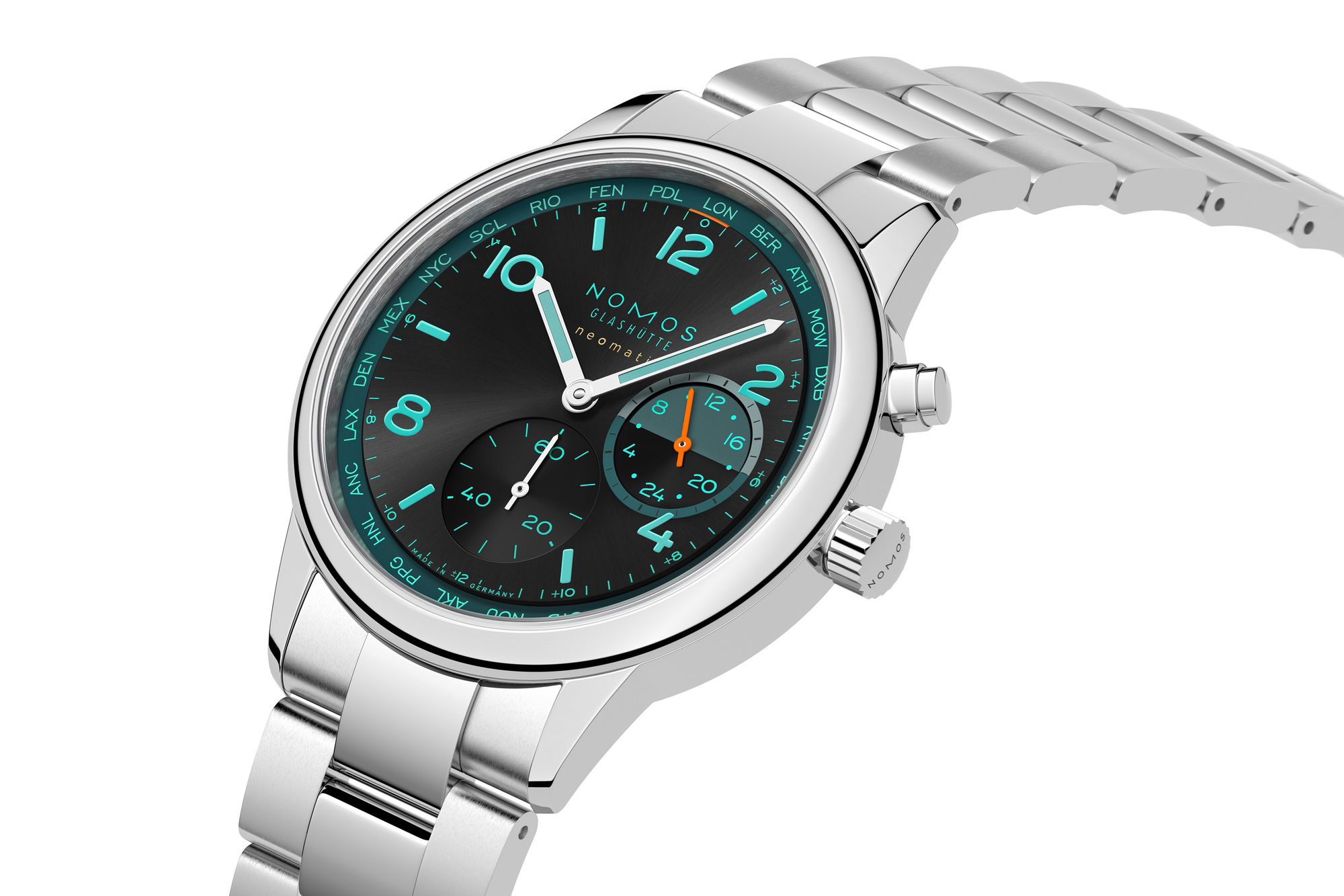 Club Sport neomatik Worldtimer Trace - Image 7