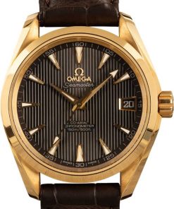 HandMade The Omega Seamaster Aqua Terra Yellow Gold