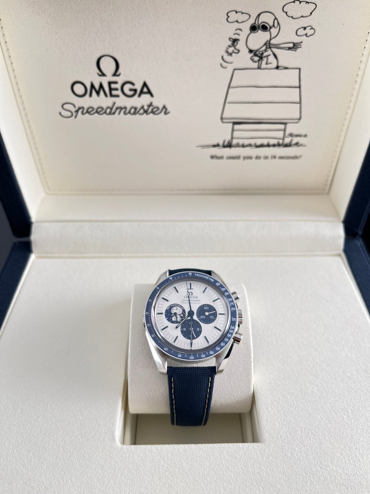 Omega SPEEDMASTER ANNIVERSARY SERIES 42 mm, steel on coated nylon fabric strap 310.32.42.50.02.001 - Image 3
