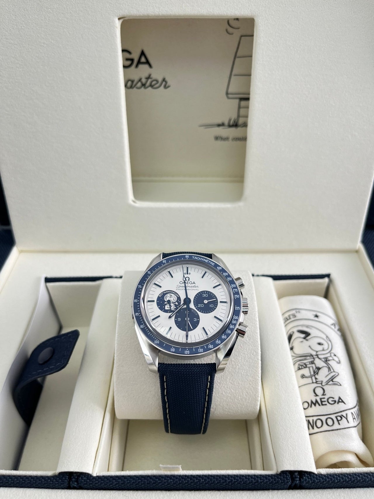 Omega SPEEDMASTER ANNIVERSARY SERIES 42 mm, steel on coated nylon fabric strap 310.32.42.50.02.001 - Image 6