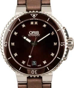 HandMade The Oris Aquis Date Brown Diamond Dial