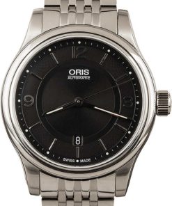 HandMade The Oris Classic Date Black Arabic Dial