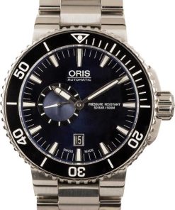 HandMade The Oris Aquis Date Blue Dial Stainless Steel