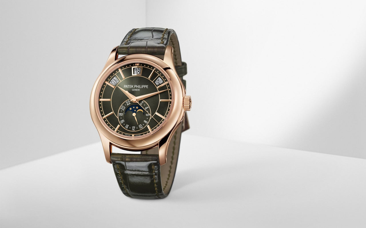 ANNUAL CALENDAR. MOON PHASES. Rose gold 5205R-011 - Image 12