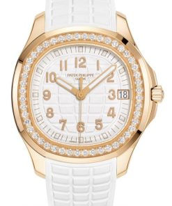 Patek Philippe Aquanaut Ladies Aquanaut Luce with Diamonds White Dial Rose Gold 5268/200R-001