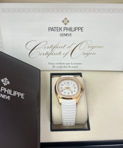 Alternative view of Patek Philippe Aquanaut Ladies White Dial Rose Gold Aquanaut Luce Travel 5269/200R