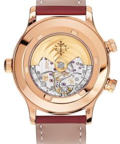 Alternative view of CALATRAVA PILOT TRAVEL TIME Rose gold 5524R-001