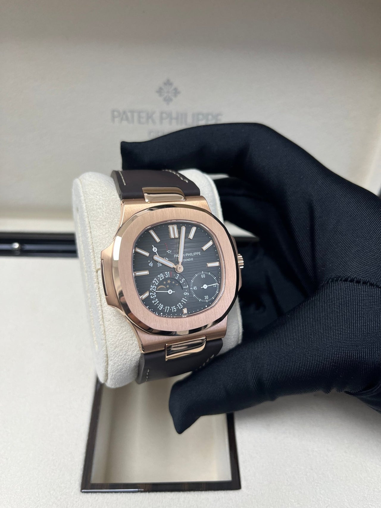 Patek Philippe Nautilus Black Dial Ref #5712R-001 - Image 10