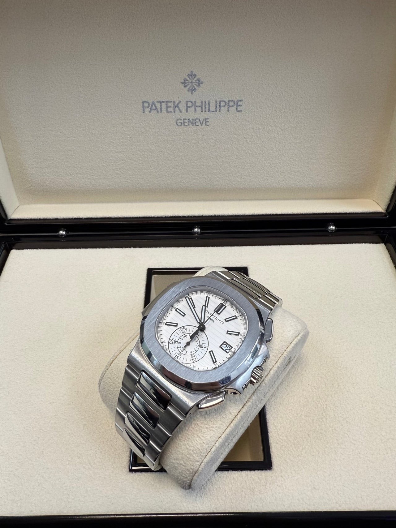Patek Philippe Nautilus Chronograph White Dial 5980/1A-019 - Image 7