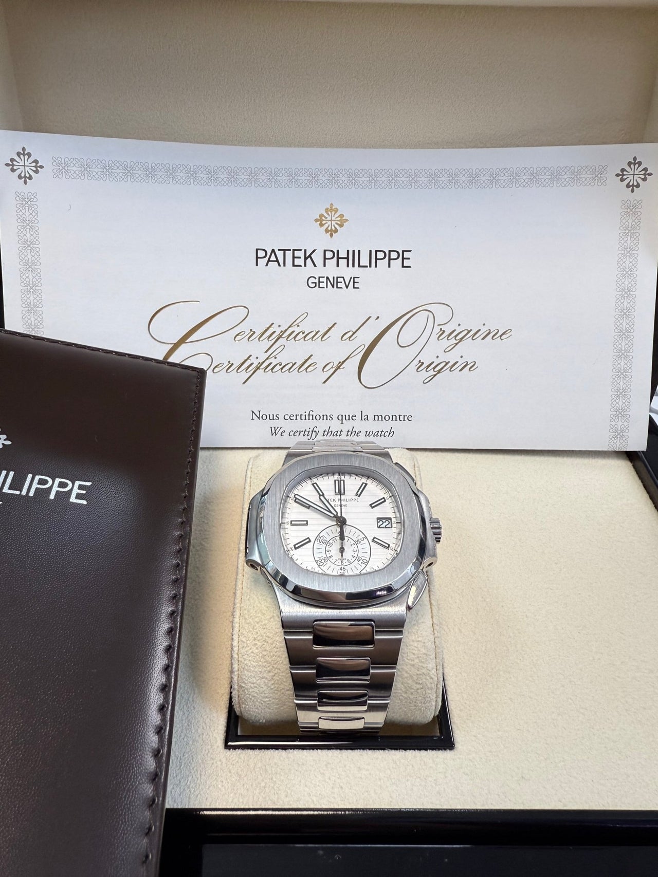 Patek Philippe Nautilus Chronograph White Dial 5980/1A-019 - Image 2