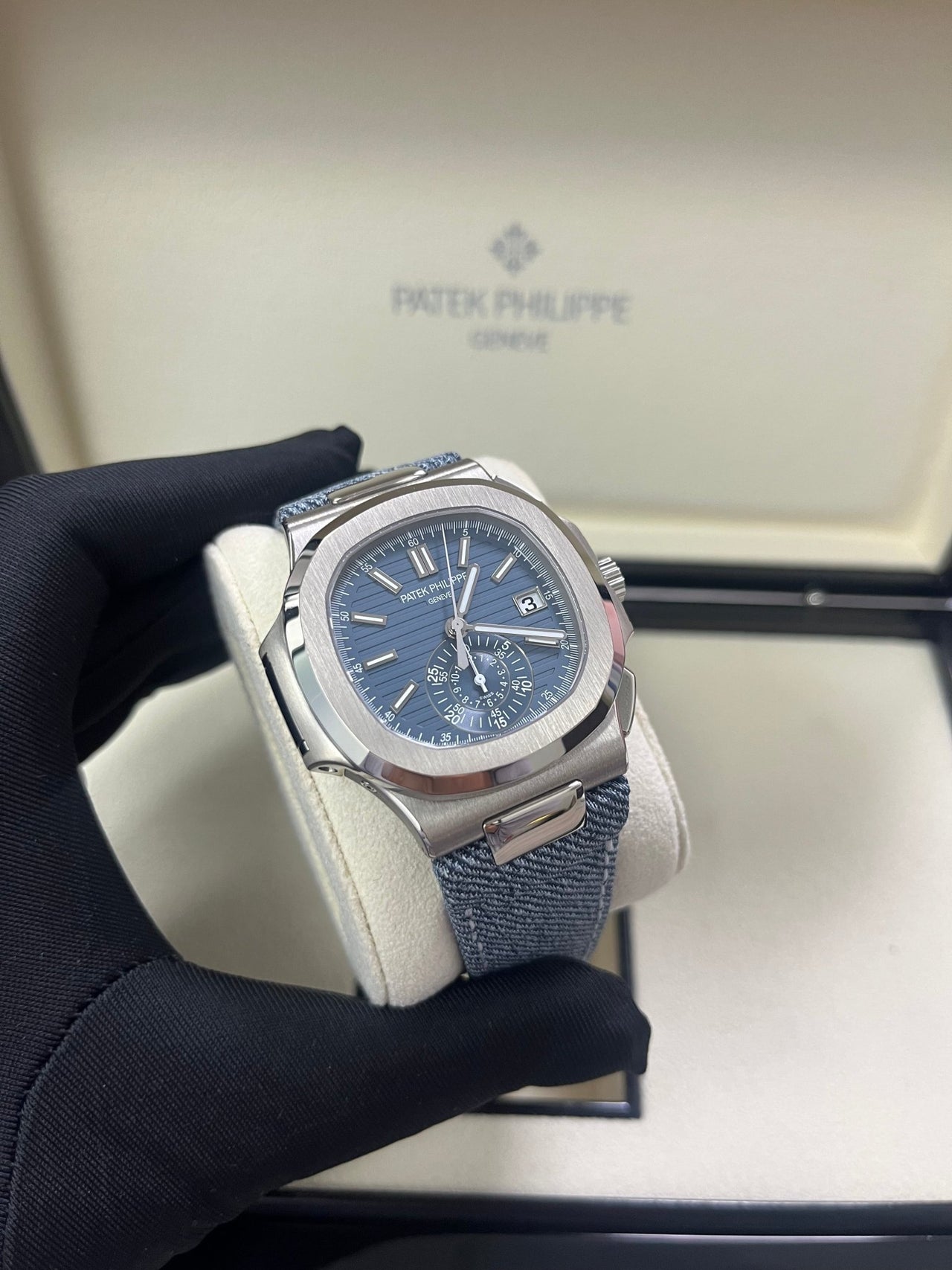 FLYBACK CHRONOGRAPH. DATE. White gold 5980/60G-001 - Image 3